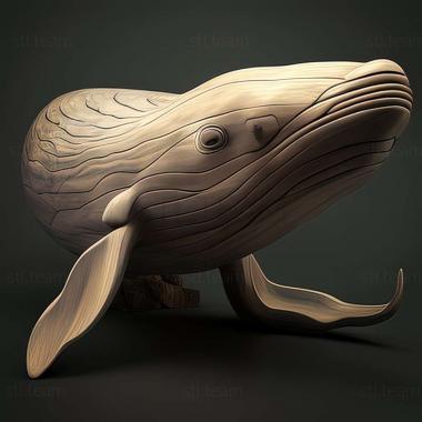 3D model whale (STL)